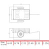 Remolque para adultos BERG large trailer medidas