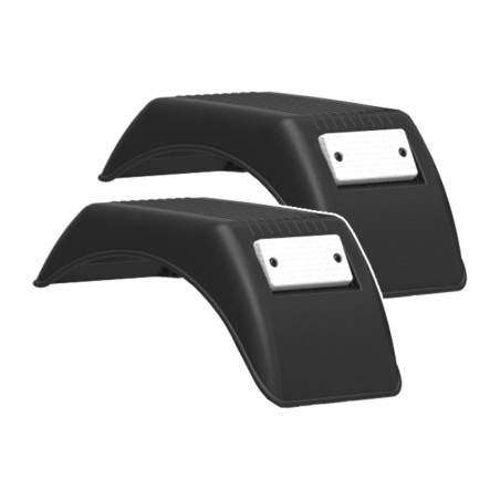 Guardabarros KART ADULTOS ( XL FRAME REAR MUDGUARDS 90 BLACK) 