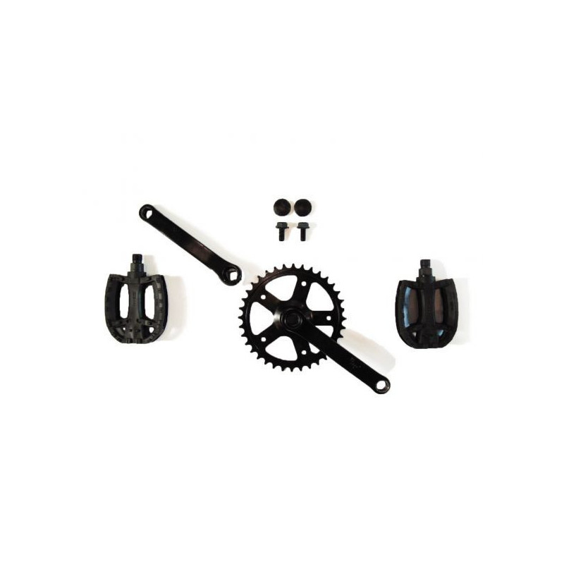 Plato biela y pedales para KART BERG (Crank Set et140. 36T)