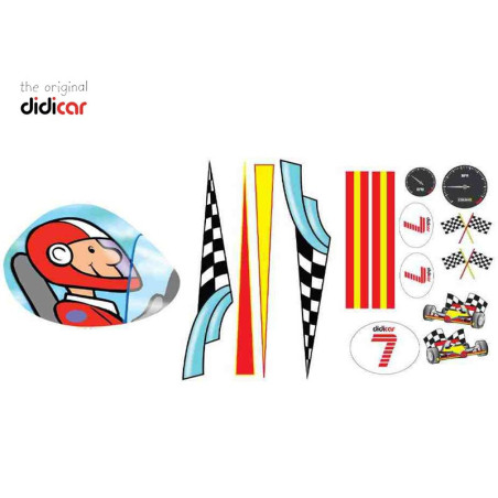 Pegatinas Didicar Racer Sticker Pack para decorar tu correpasillos