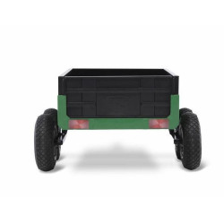 El remolque-volquete más grande de Berg-go-kart es el Tipper-Trailer Vario