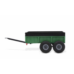 El remolque-volquete más grande de Berg-go-kart es el Tipper-Trailer Vario