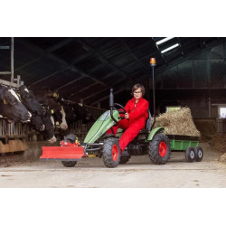 El remolque-volquete más grande de Berg-go-kart es el Tipper-Trailer Vario