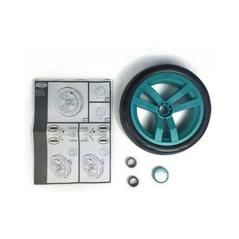 Rueda aqua black para Buzzy