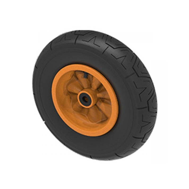 Rueda Completa naranja wheel orange 400/100-8 radiall symmetric