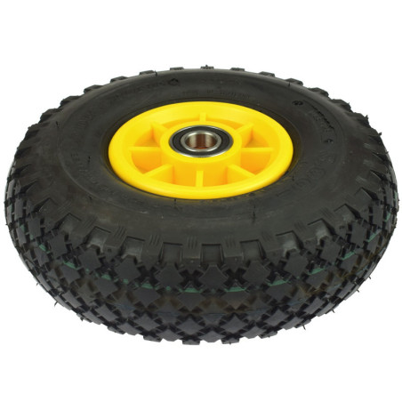 Rueda Completa wheel yellow 3.00-4