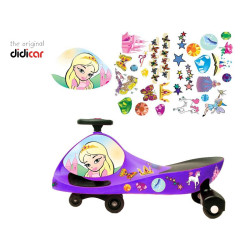 Didicar Original en color violeta con DidiStickers Princess