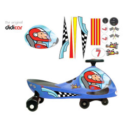 Didicar Original en color azul con DidiStickers Racer