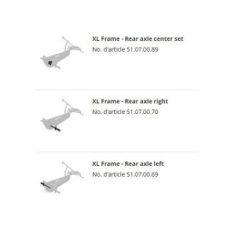 XL Frame - Sprocket for rear axle