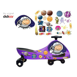 Didicar Original en color violeta con DidiStickers Rocket