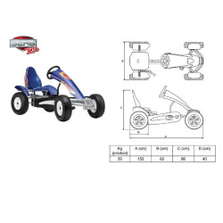 Kart de pedales Berg  Racing GT (AF)