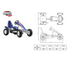 Kart de pedales Berg  Racing GT (AF)